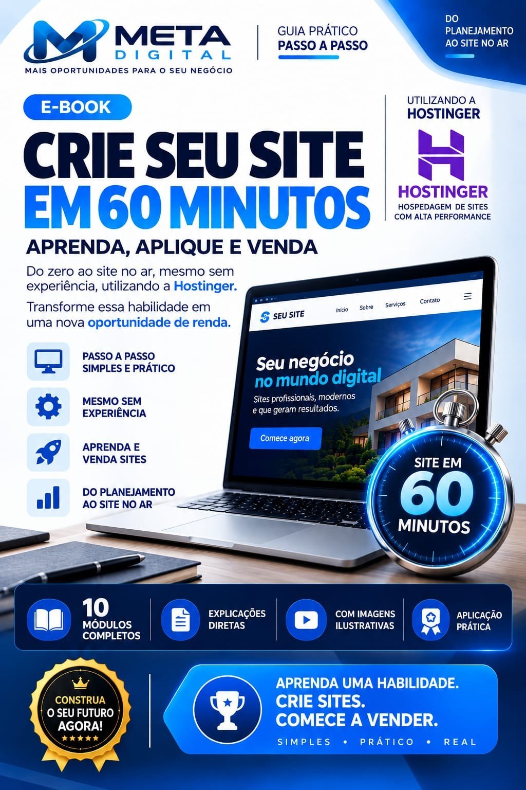 Crie Seu Site em 60 Minutos